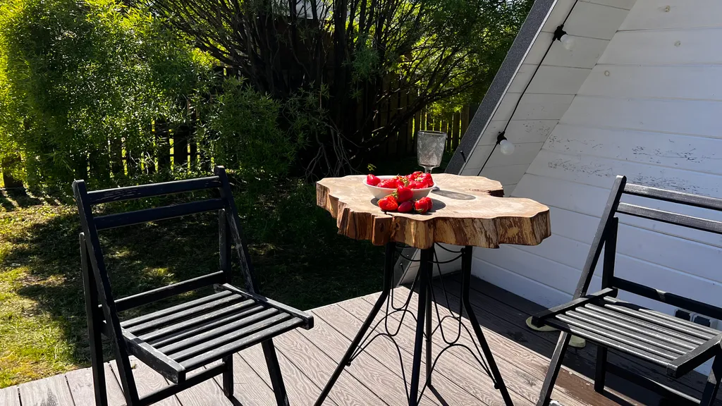 Дом A-Frame с баней