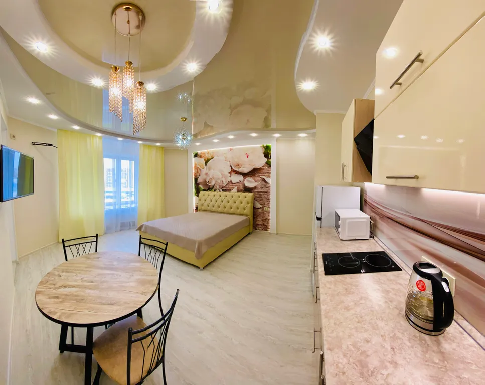 Чистая уютная квартира с дизайнерским ремонтом рядом с ТЦ Кристалл