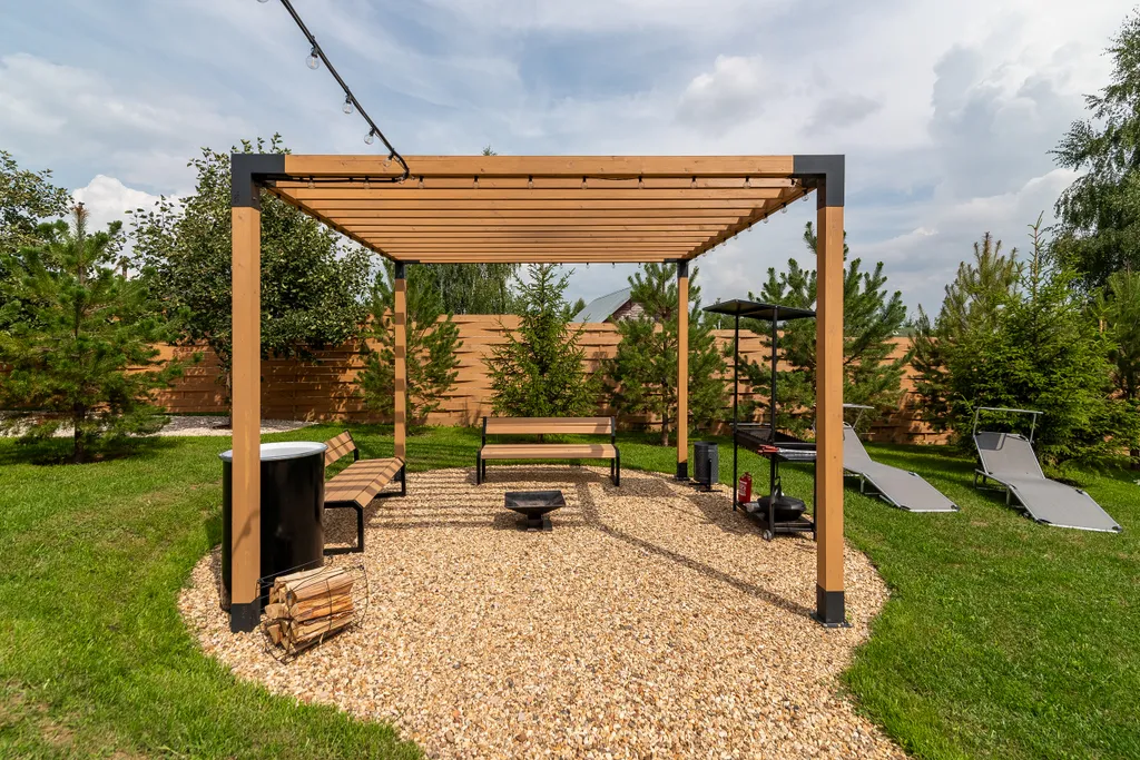 Skandi Белка загородный дом у пруда в подмосковье