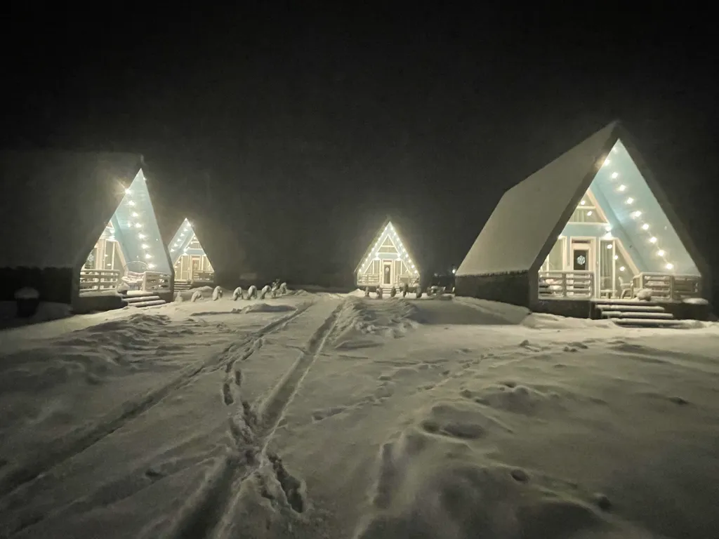 Коттедж Уютные дома аттик А-фрейм у Снетковского озера — Ларионово