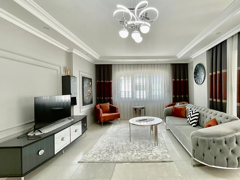 Роскошная квартира 2+1 на берегу средиземного  моря