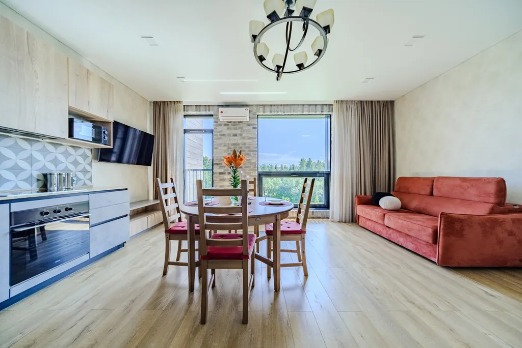 Охтаинн 9-12 с двумя спальнями и видом на лес