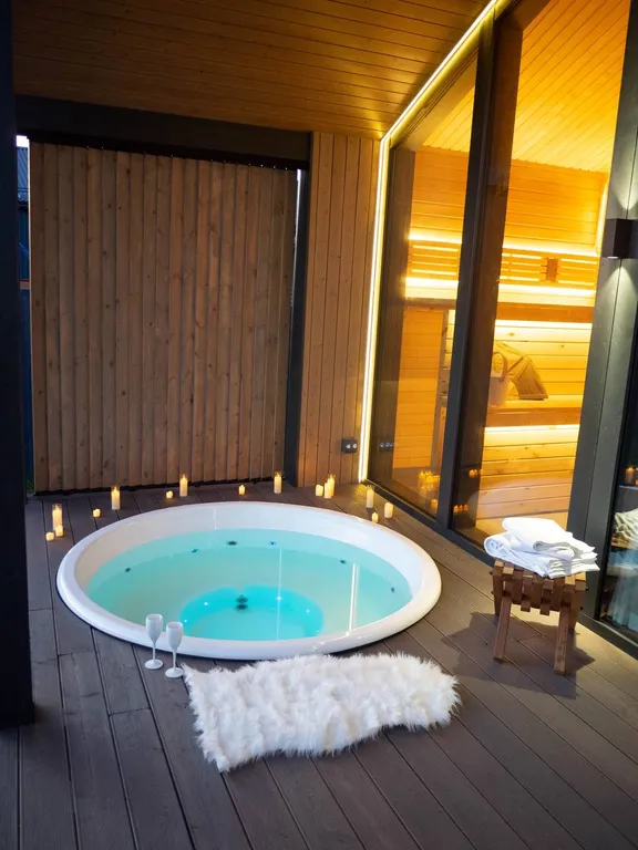 Коттедж Дом с сауной и джакузи на террасе — аренда посуточно в Дмитров