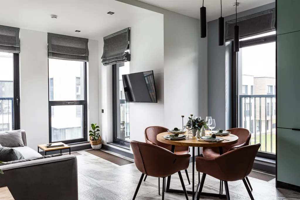 Апартаменты с видом на курорт и детскую площадку