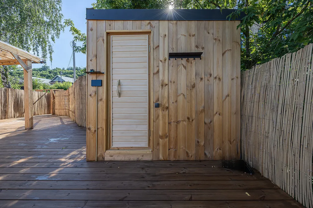 Шале на Гребной канале с сауной