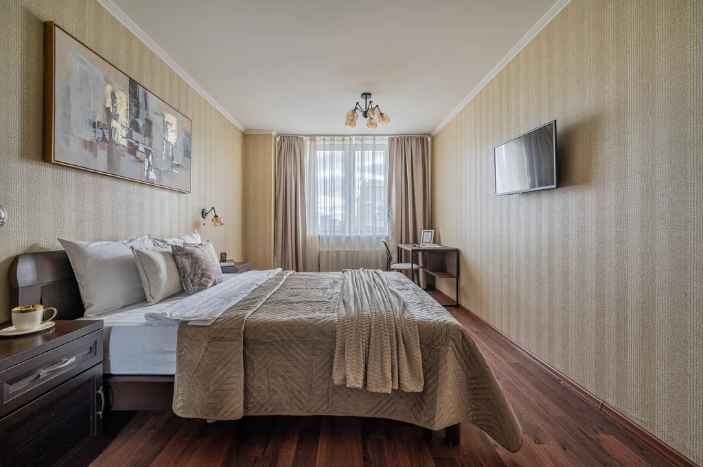 Уютная 2-х комнатная квартира с потрясающим видом на город у метро Чкаловская