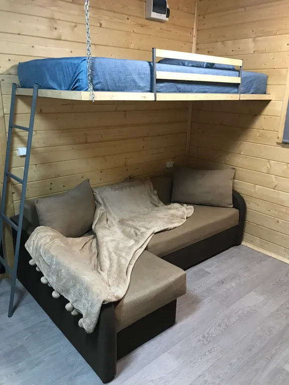 Уютный домик с террасой и сауной