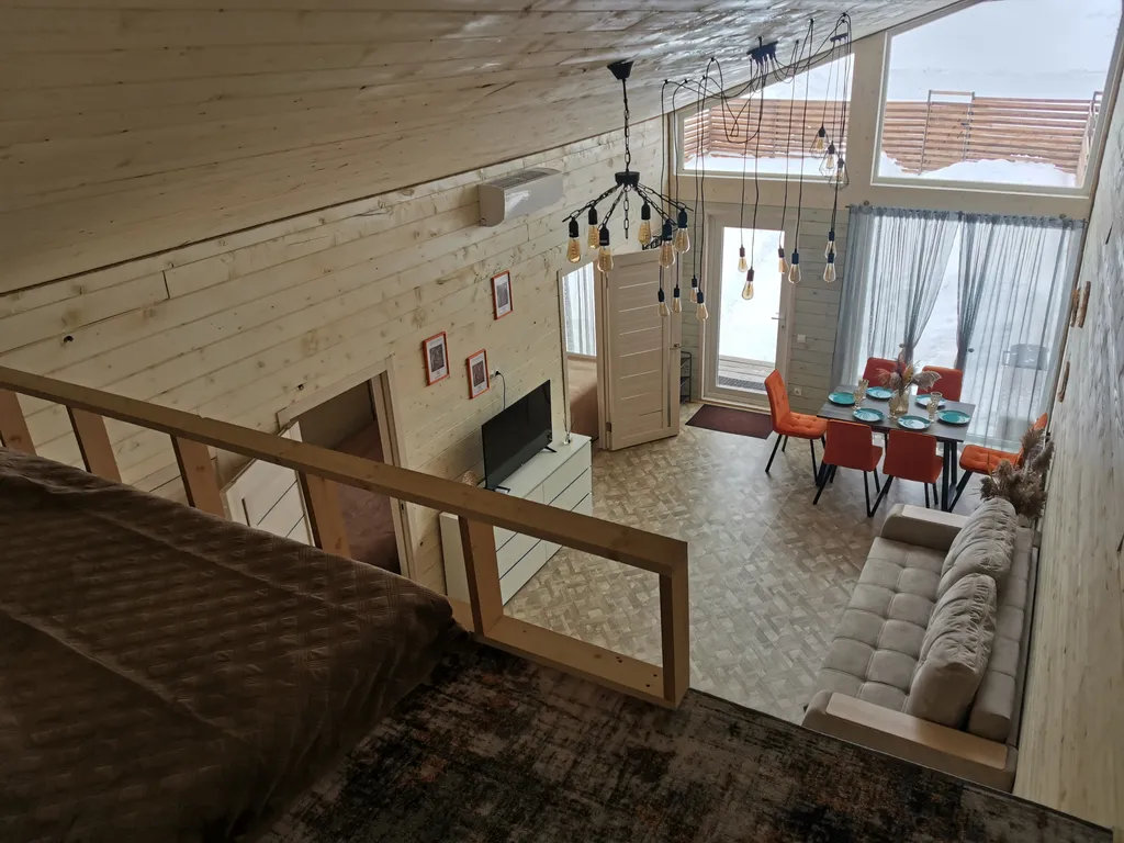 Часть дома с баней внутри