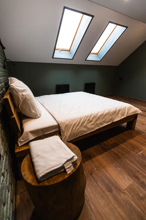 Просторный светлый дом с баней и фурако