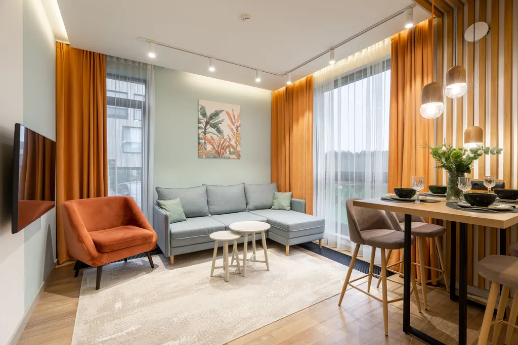 Квартира Дизайнерские апартаменты Охта КраСКИ Green — аренда посуточно в Мистолово