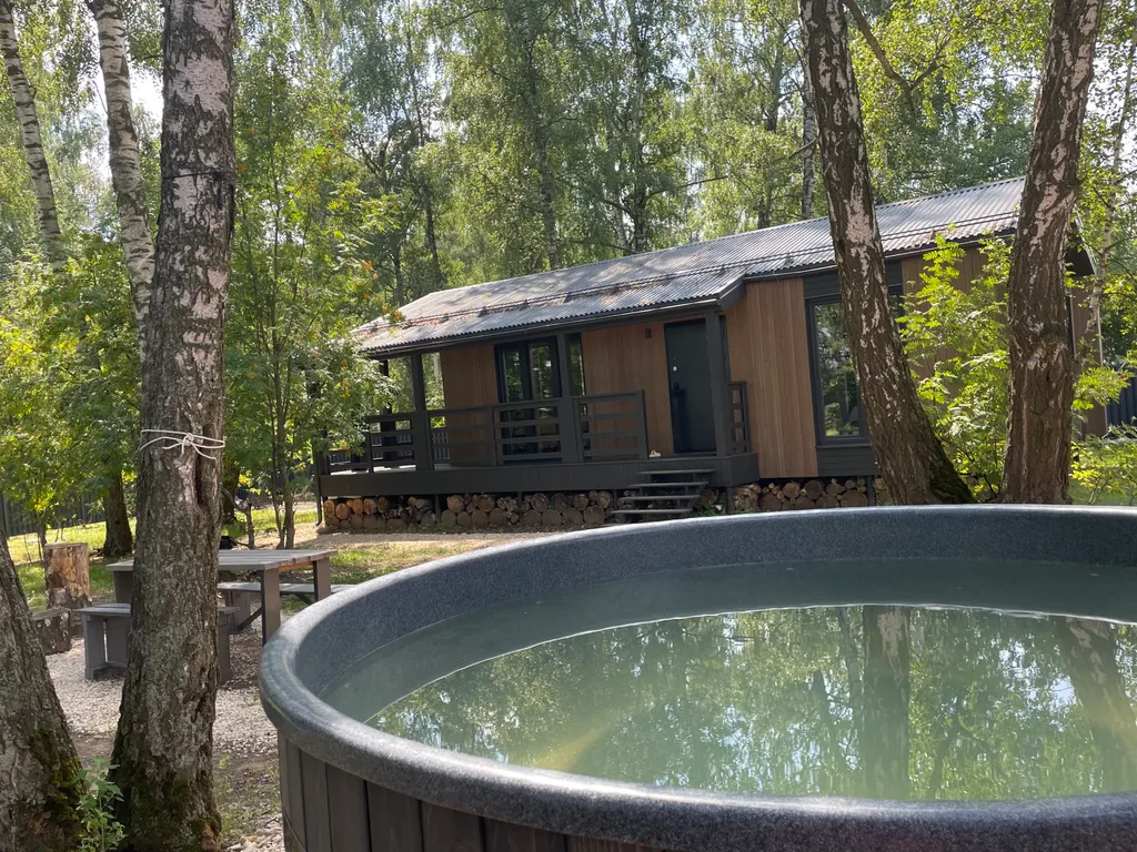 Стильный дом с панорамными окнами