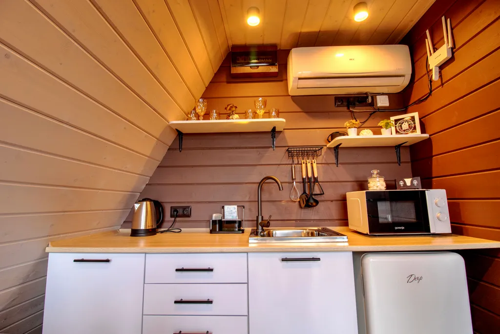 Aframe black (Дом на берегу Рыбинского моря)