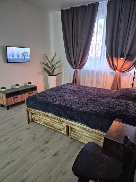 Евродвушка с панорамным видом на город