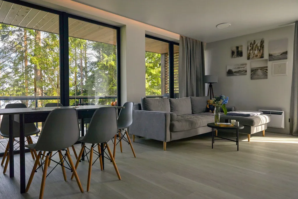 Коттедж Дом с 2 спальнями на 1 линии с видом на озеро — Ермилово