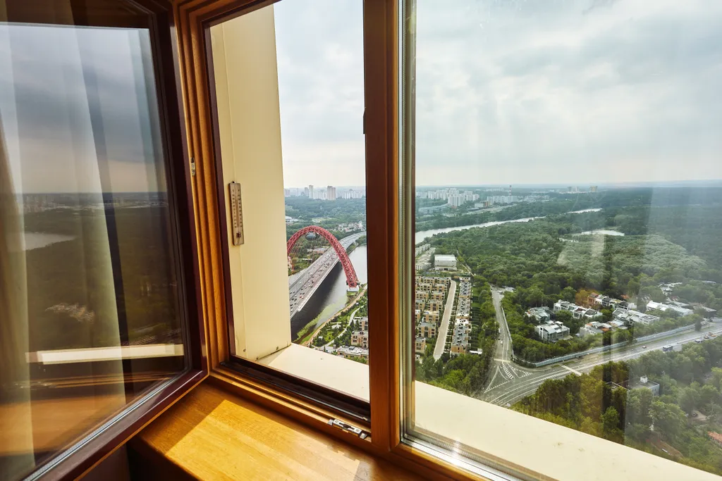 Квартира Квартира Тихая роскошь. 47 этаж, вид на гребной канал и Серебряный бор — Москва