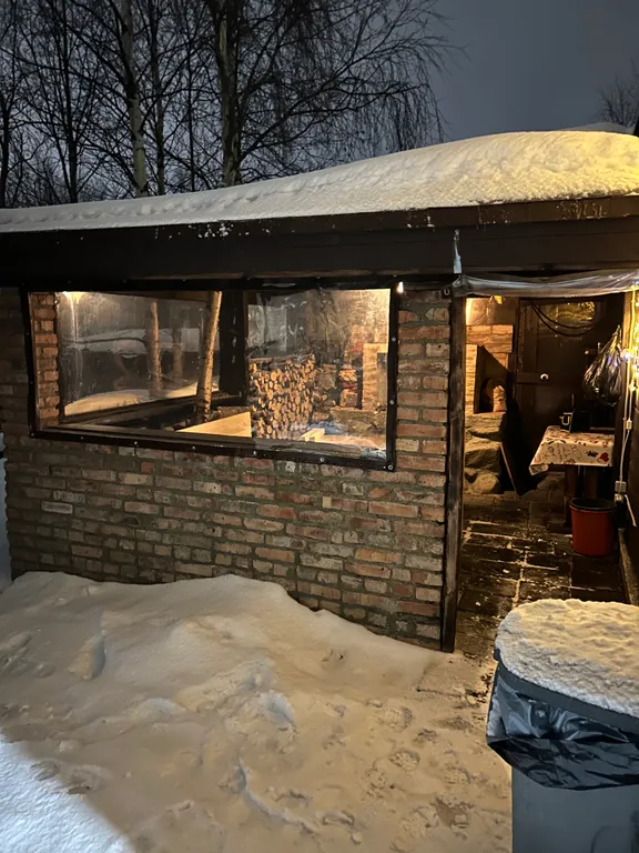 Дом с баней на дровах