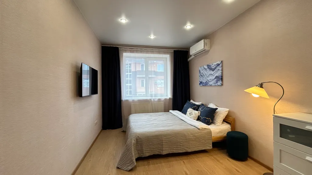 Квартира Уютные апартаменты c открытым балконом для курения — Краснодар