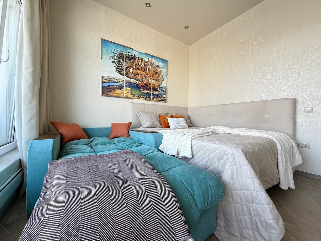 Квартира 1-комнатная квартира, пляж 10 минут, рядом Парк Победы — Севастополь