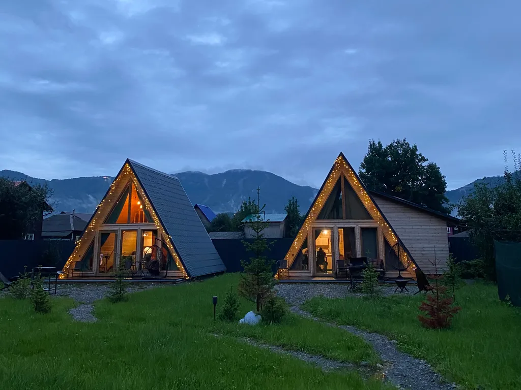 Шале с видом на горы