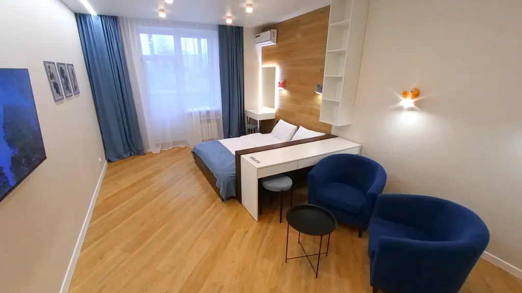 Стильная просторная квартира с лоджией