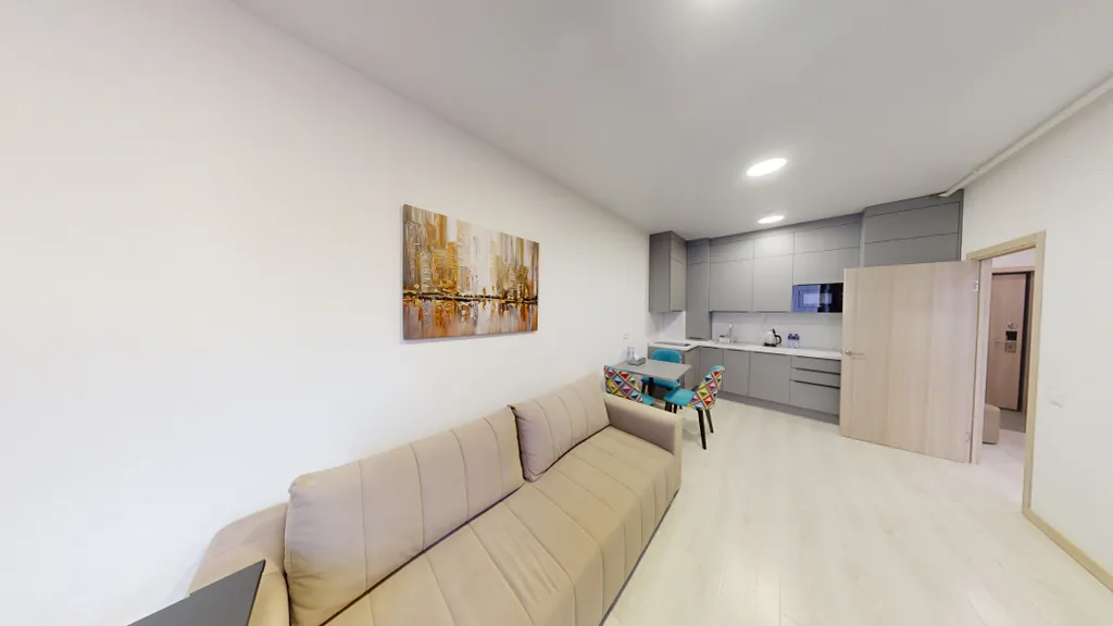 Люкс с одной спальней и кухней гостинной