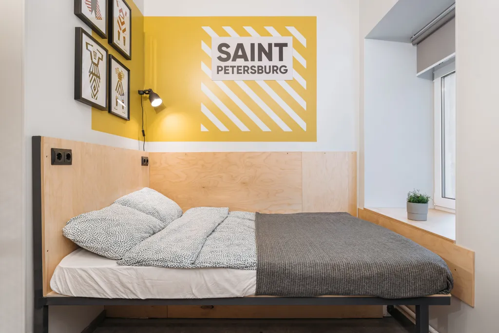 Квартира Квартира Смарт-студия у метро Василеостровская — Санкт-Петербург