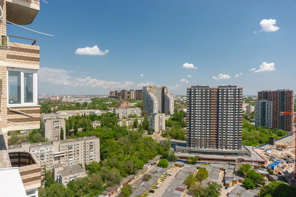 Квартира Квартира Светлая студия с видом на город — Ростов-на-Дону