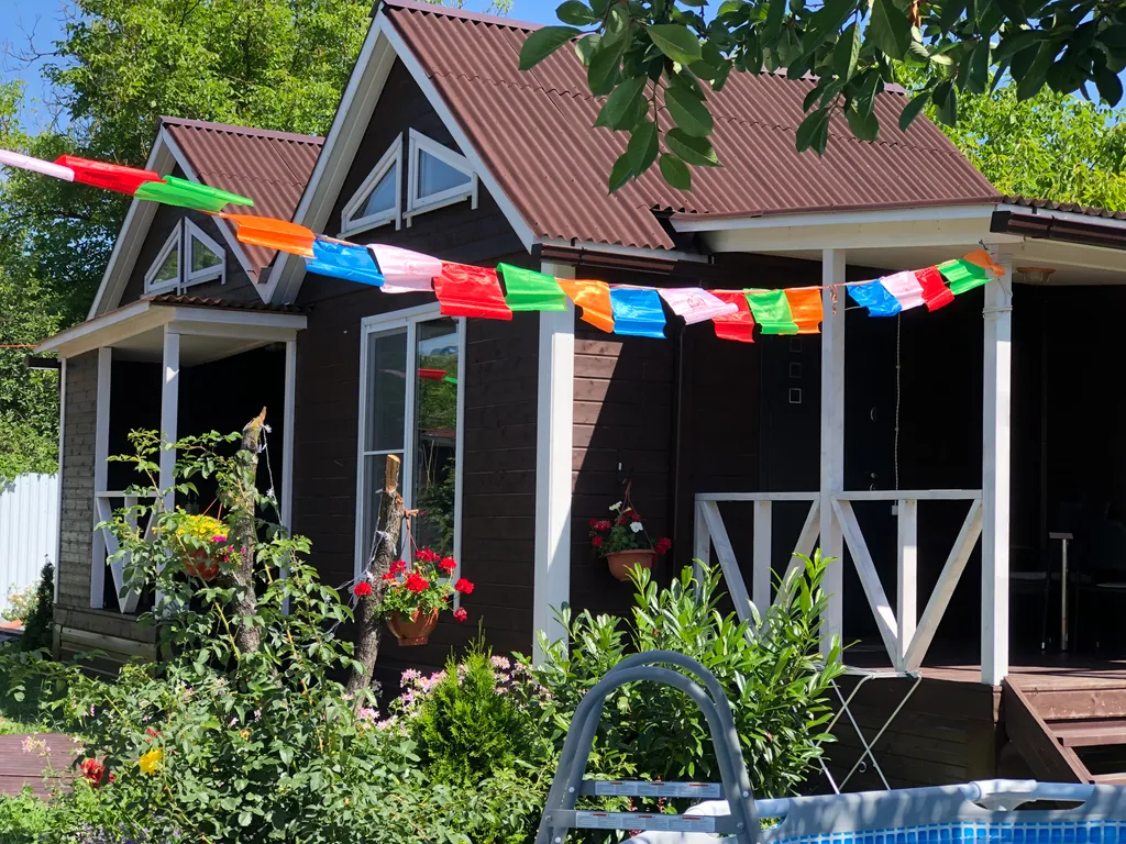 Уютный дом с видом на горы