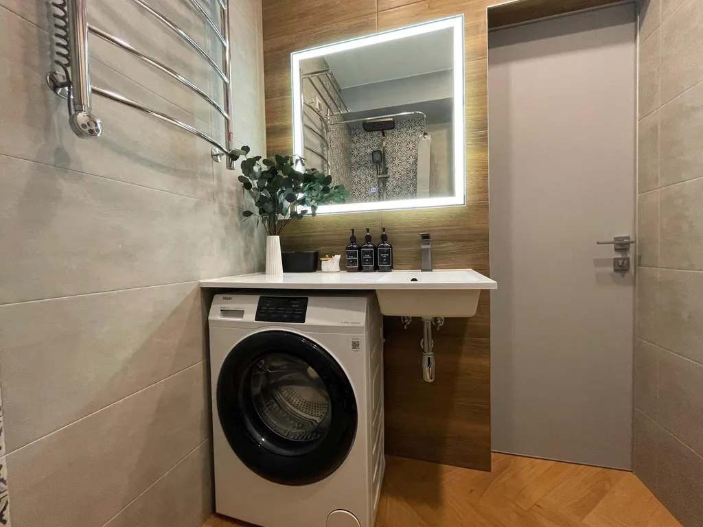 Апартаменты с видом на море и горы, 3 минуты до пляжа