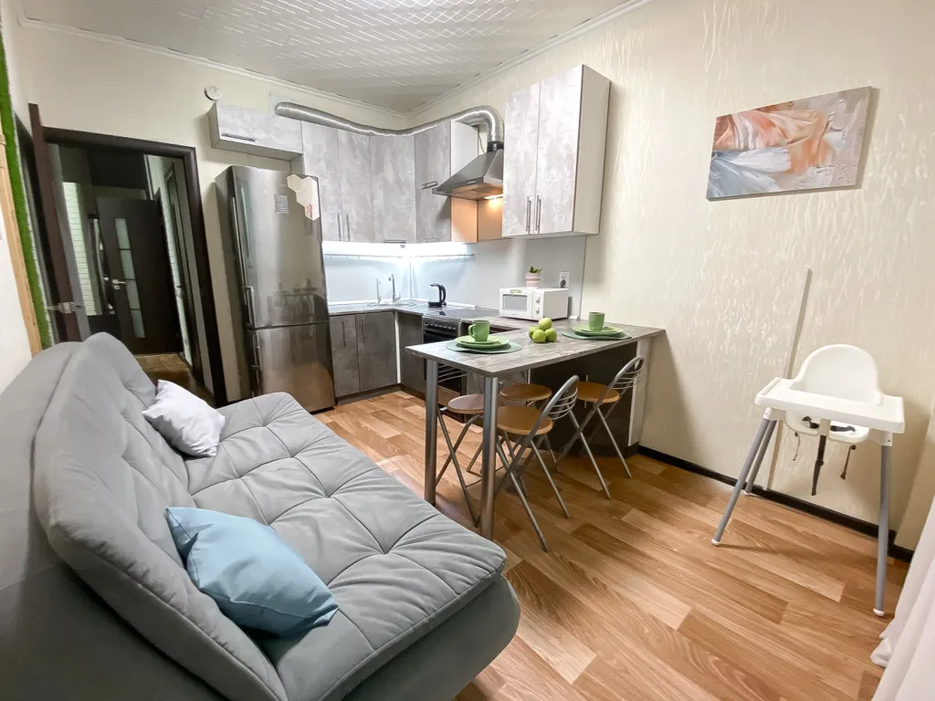 Квартира с видом на город в центре города