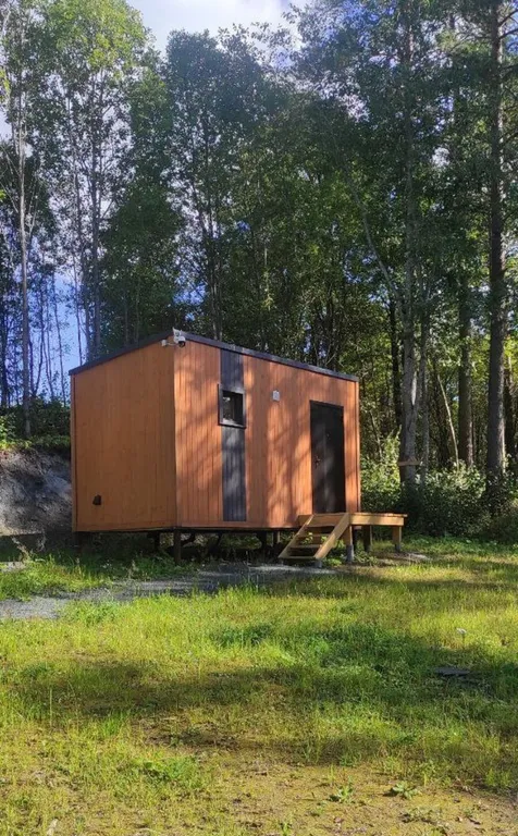 Новый гостевой дом и баня у Горного парка