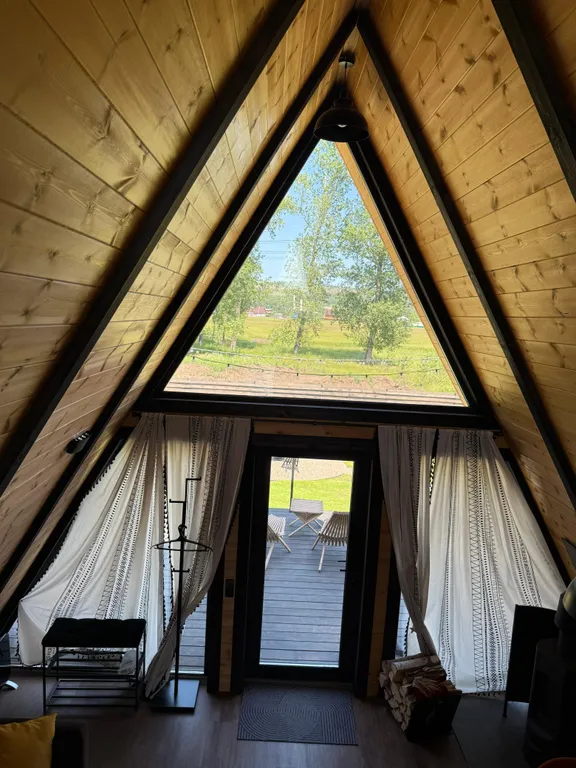 Уютный домик за городом с баней и горячим чаном