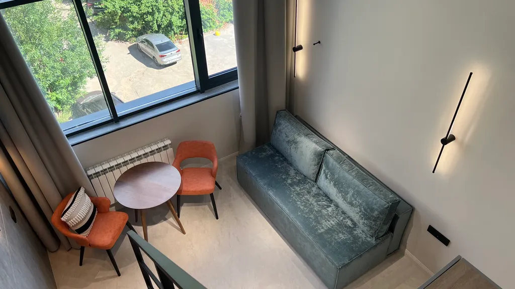 Квартира Квартира Двухуровневая студия в историческом центре рядом с Волковским театром — Ярославль