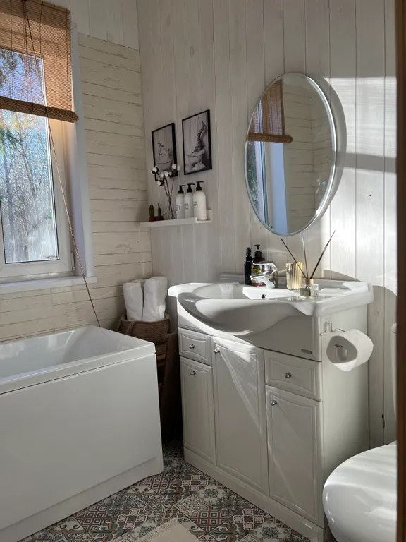 Уютный теплый дом с выходом в лес, 40 минут от Москвы со своей территорией