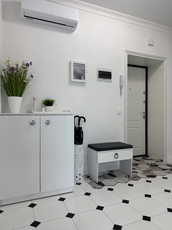 Новая белоснежная квартира в современном ЖК