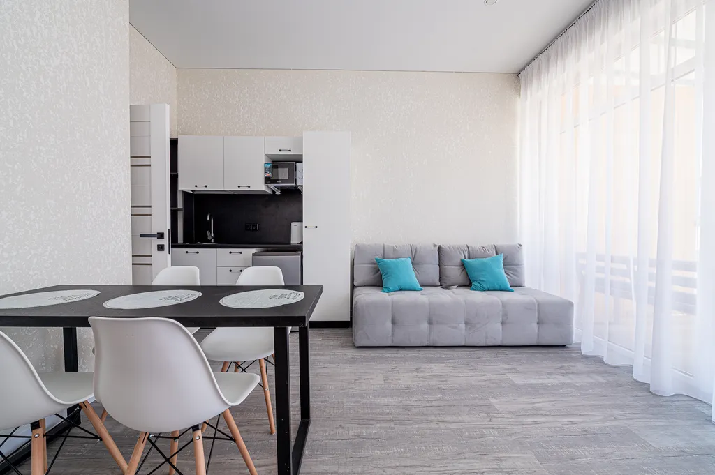 Квартира Квартира Семейный Люкс5 с террасой,двором,мангальной зоной и парковкой — Дюрсо