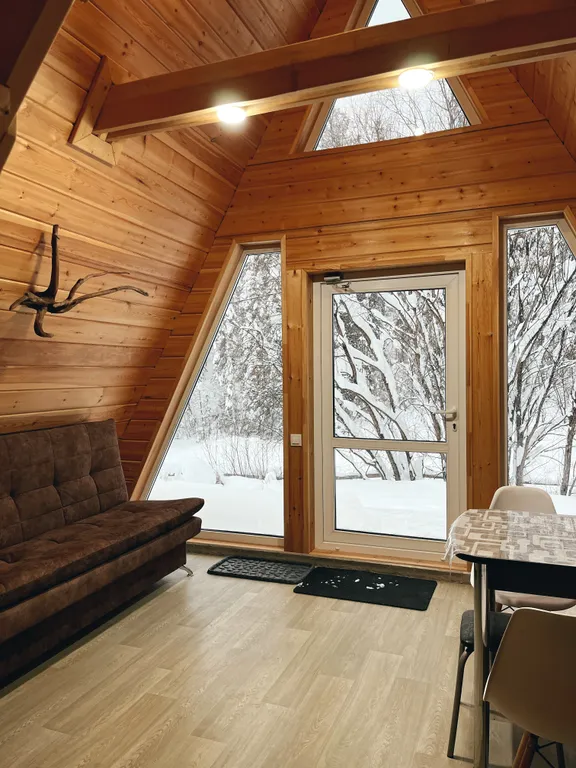 Коттедж Коттедж А-фрейм 1 Таёжная романтика — Таштагол