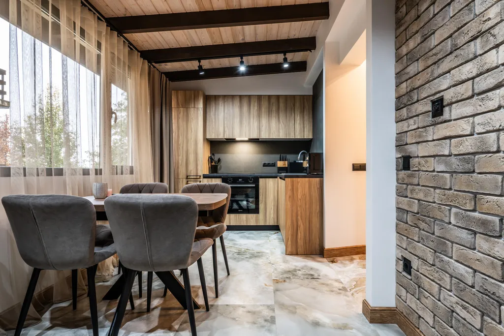 Аттик Лофт | 38 м² | 1 этаж + виды на вершины