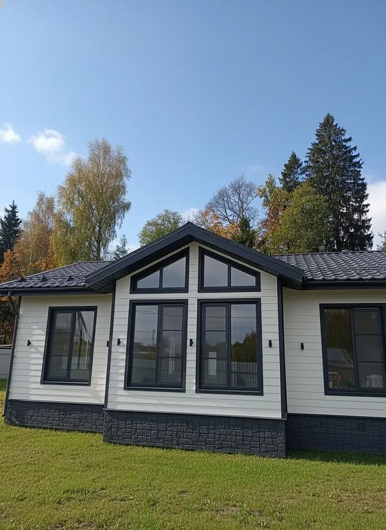 Уютный и светлый дом в лесу на выходные