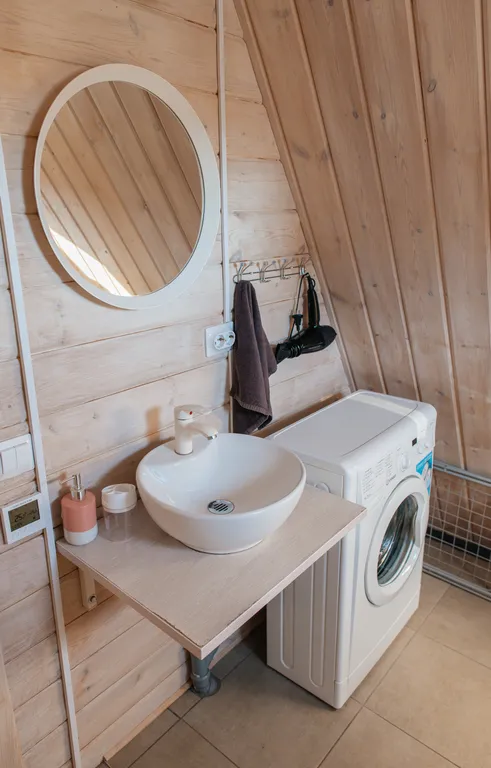 Коттедж Уютный A-frame дом с видом на горы — Шерегеш