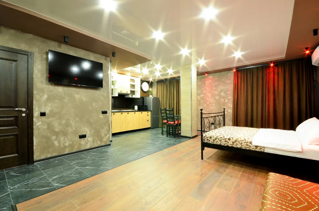 Уютная студия у Волжской набережной в новом доме