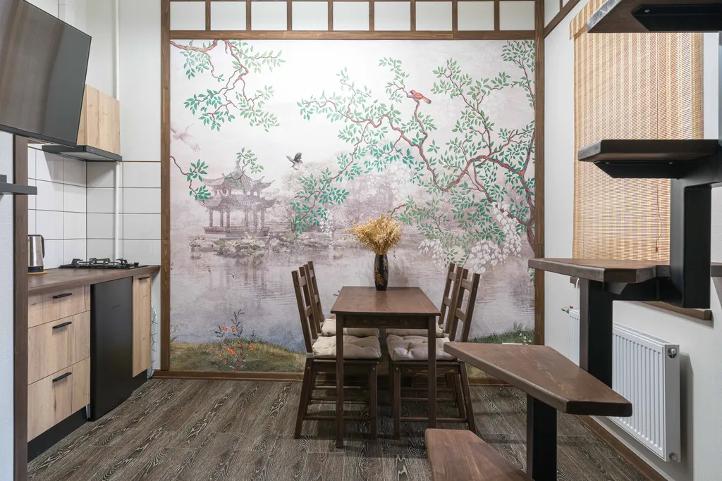 Двухярусная студия в восточном стиле в самом центре города