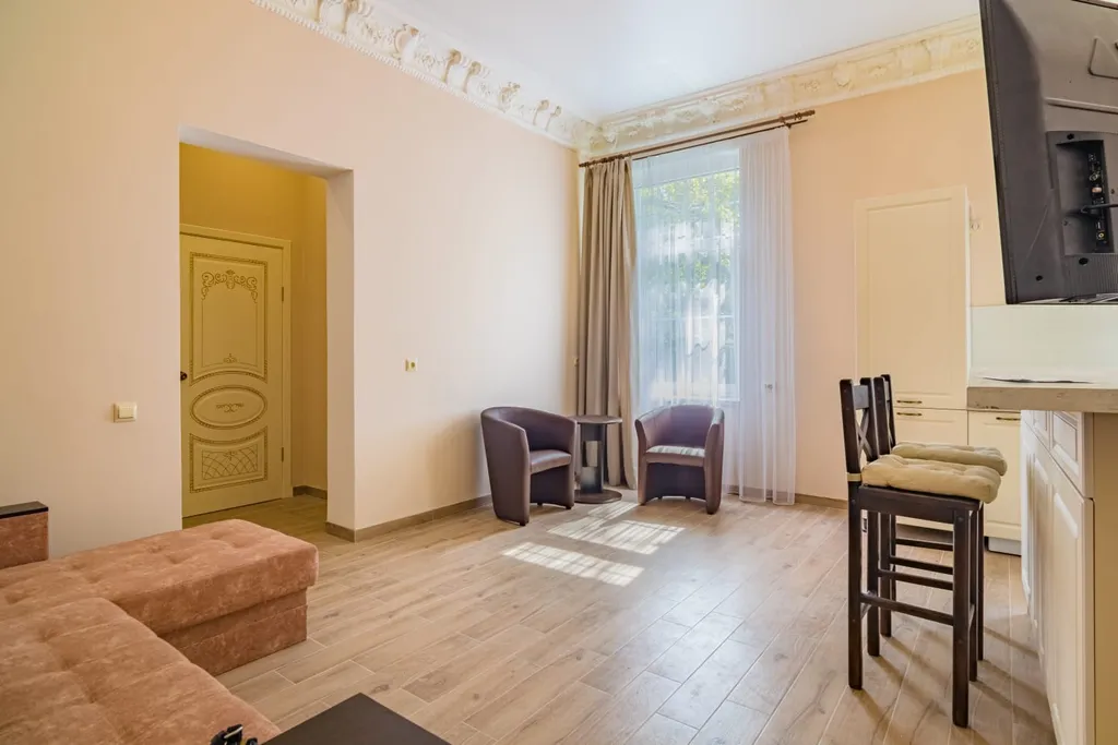 Современная квартира в историческом центре Зеленоградска