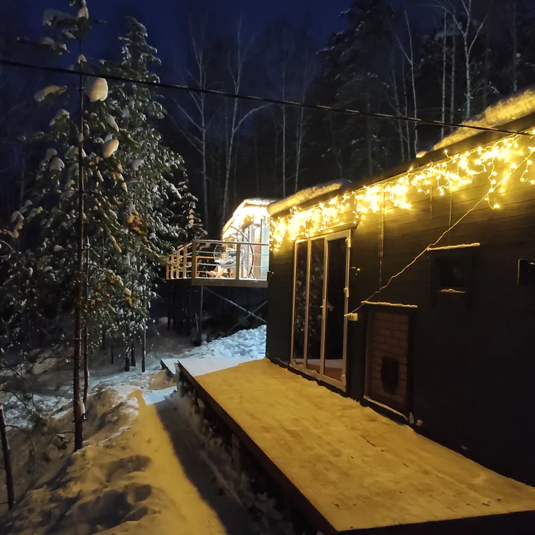 Видовой дом в лесу