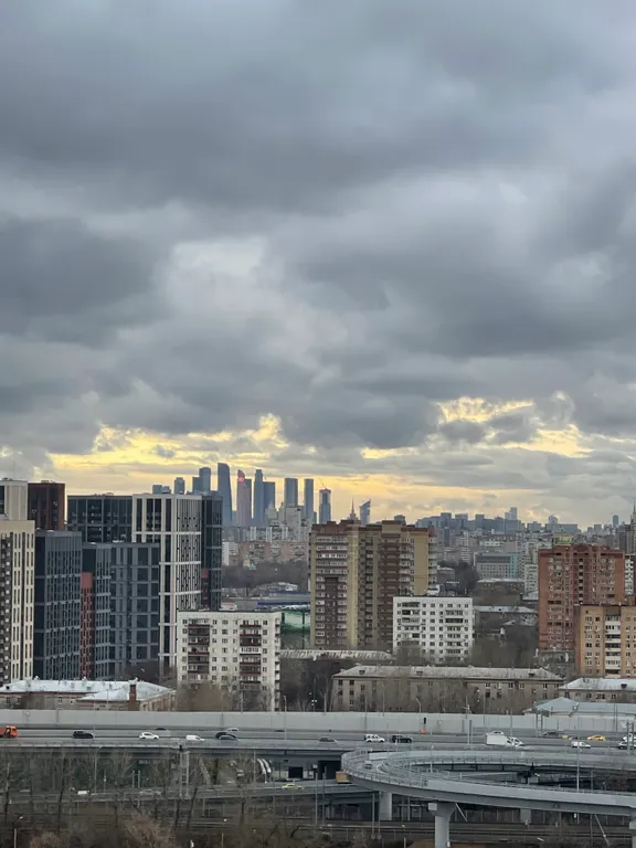 Квартира Квартира Студия рядом с метро с панорамным видом на Москву Сити — Москва