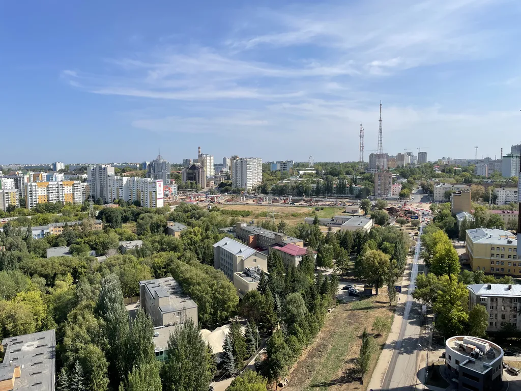 Квартира Квартира Большая евродвушка рядом с пляжем и с видом на реку Волга — Самара