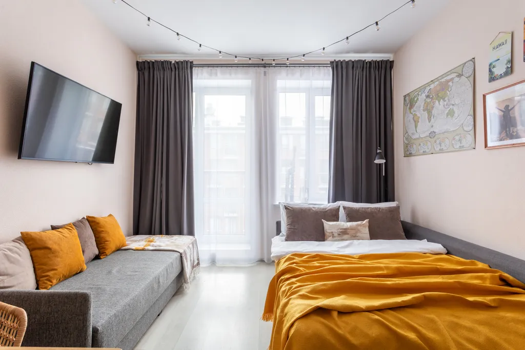 Квартира Квартира Prudius Apart в Кронштадте с кондиционером у пляжа — Кронштадт