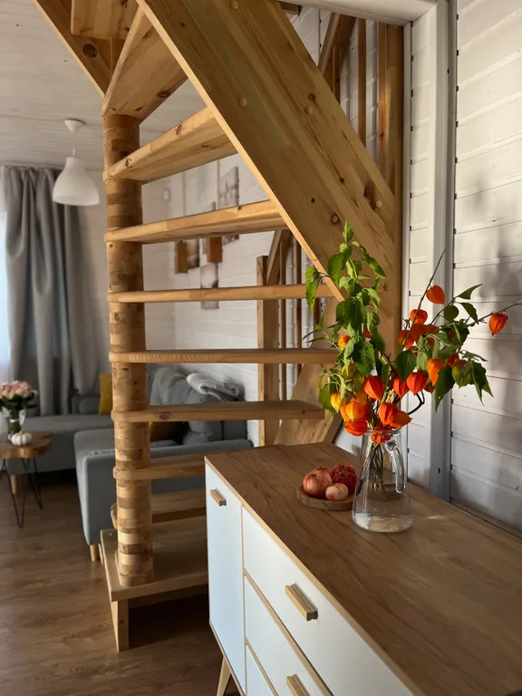 Загородный дом Сканди с баней и чаном