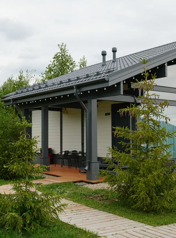 Розовый домик в Загородном клубе у Плещеева озера