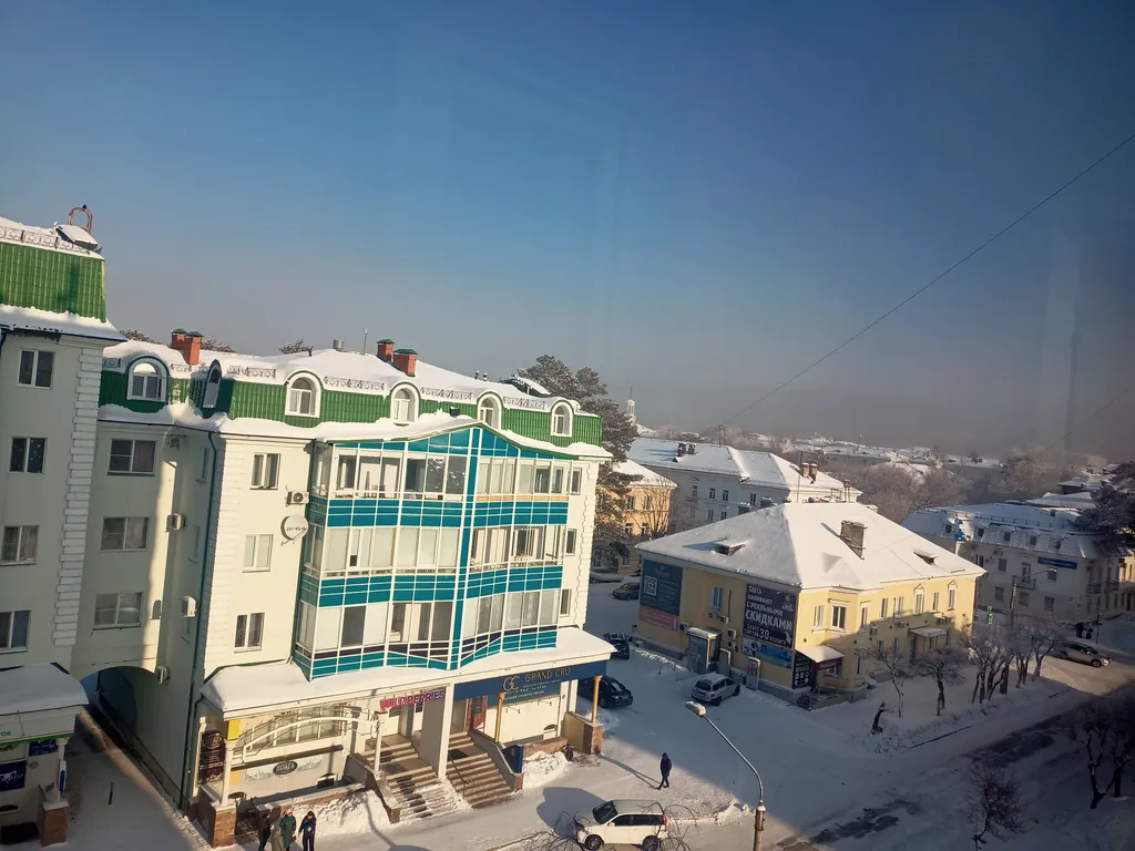 Уютная квартира в центре города с панорамным видом из окна